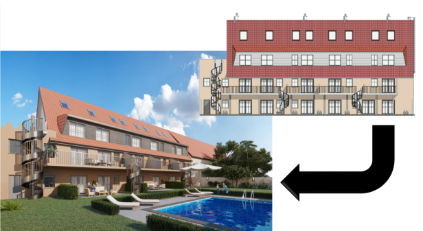 3D-Visualisierung-Mehrfamilienhaus